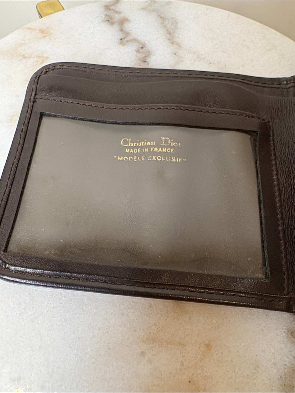 Christian Dior vintage brown wallet Trotter Oblique print - Picture 4 of 10
